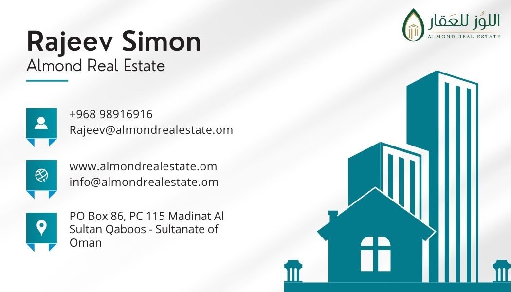 Almond Real Estate business card design