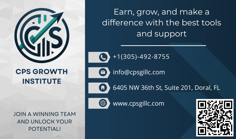CPS Growth Institute business card design