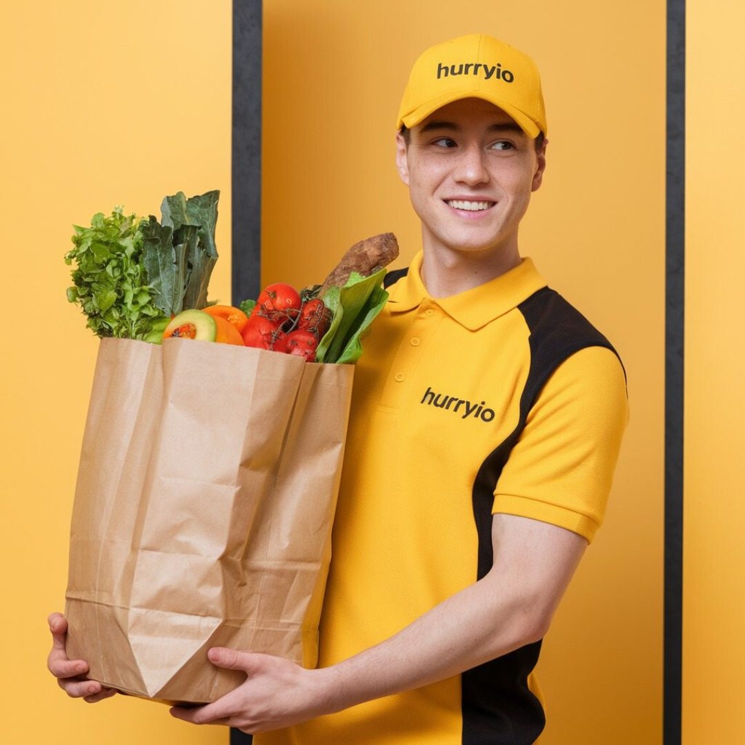 Hurryio delivery brand photography